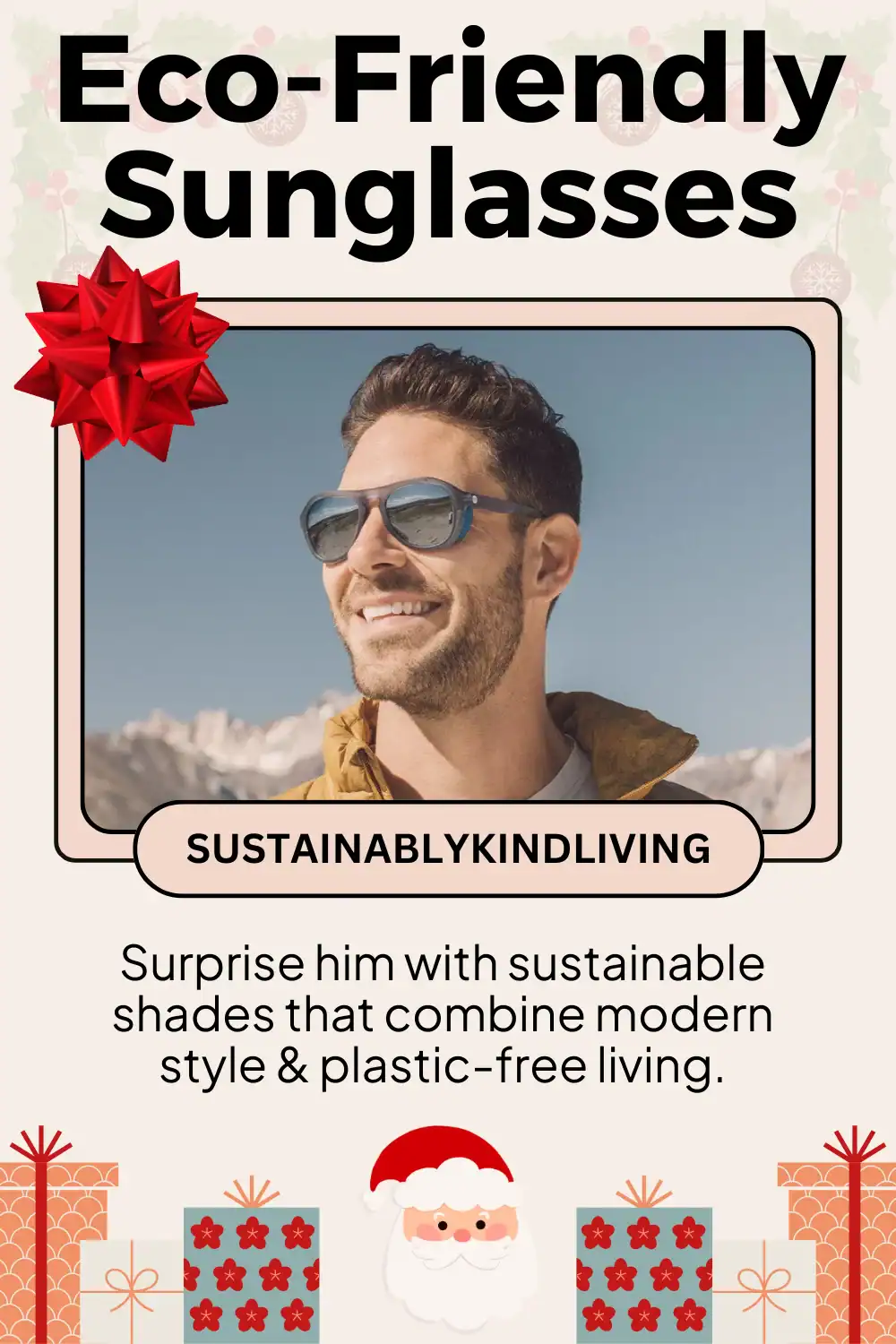 Sunski & Pela eco-friendly sunglasses made with sustainable frames and plastic-free materials, ideal non-toxic everyday eyewear.