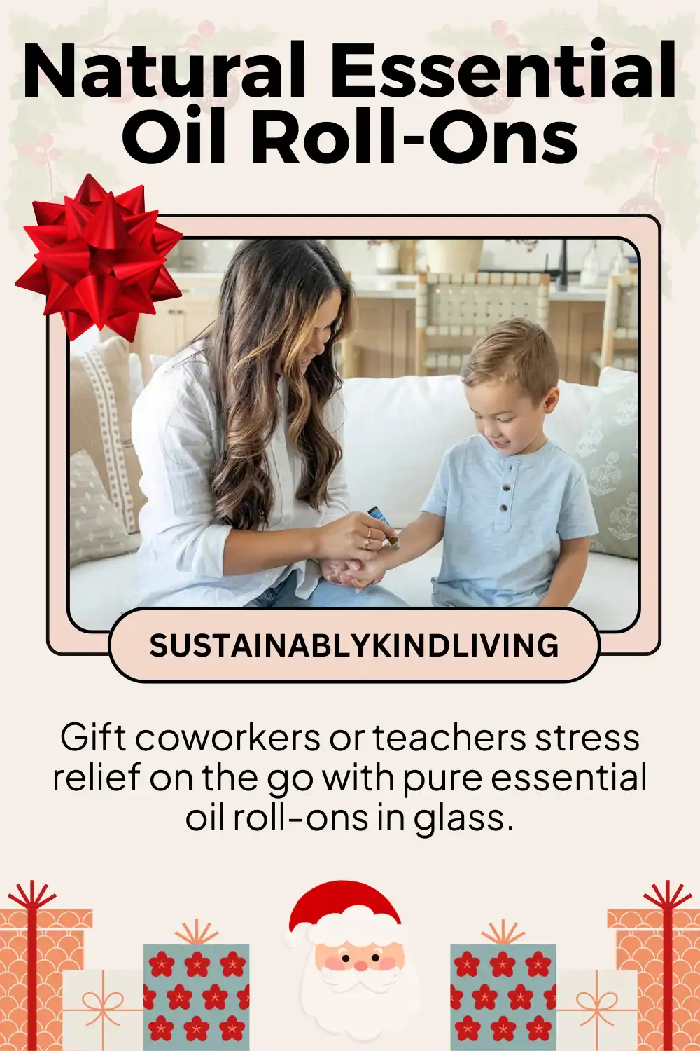 Plant Therapy organic essential oil roll-on blends with jojoba oil, perfect natural wellness gift for teachers or coworkers.