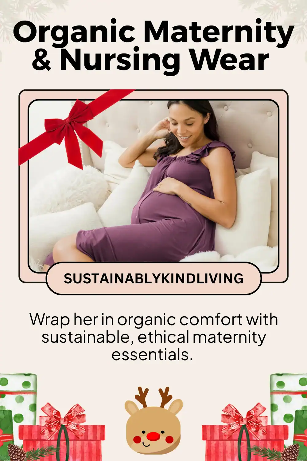 Kindred Bravely maternity wear, organic and ethically made, a sustainable and thoughtful gift for moms-to-be.