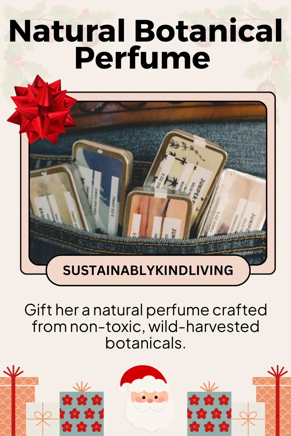 Juniper Ridge natural perfume made with non-toxic botanicals, perfect safe fragrance gift for women.