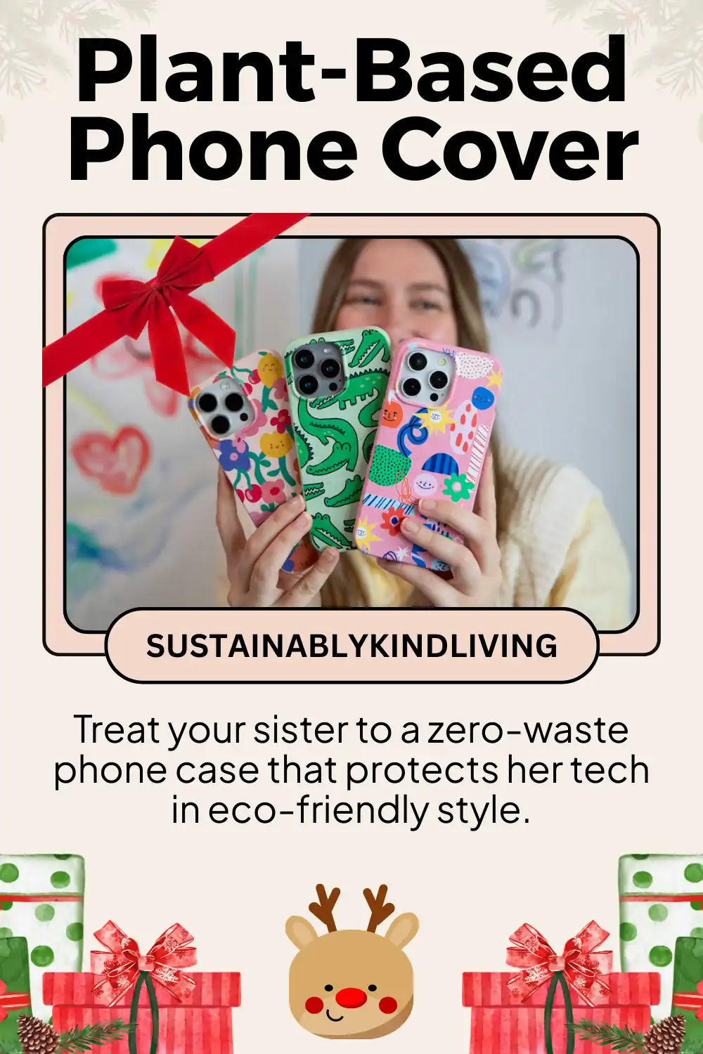Pela compostable phone case and grip made from plant-based bioplastics, perfect zero-waste teen tech accessory.