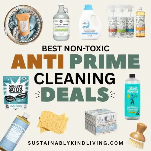 Non-toxic cleaning product Prime Day deals featuring safer household cleaners and eco-friendly home essentials.