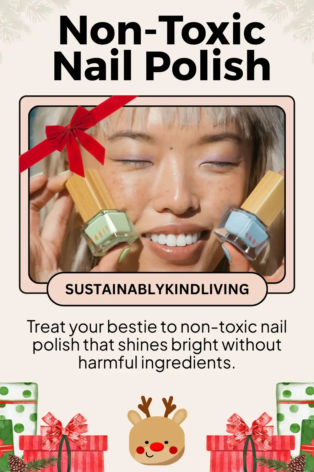 Habit Cosmetics non-toxic nail polish free from harsh chemicals, colorful and safe teen beauty choice.