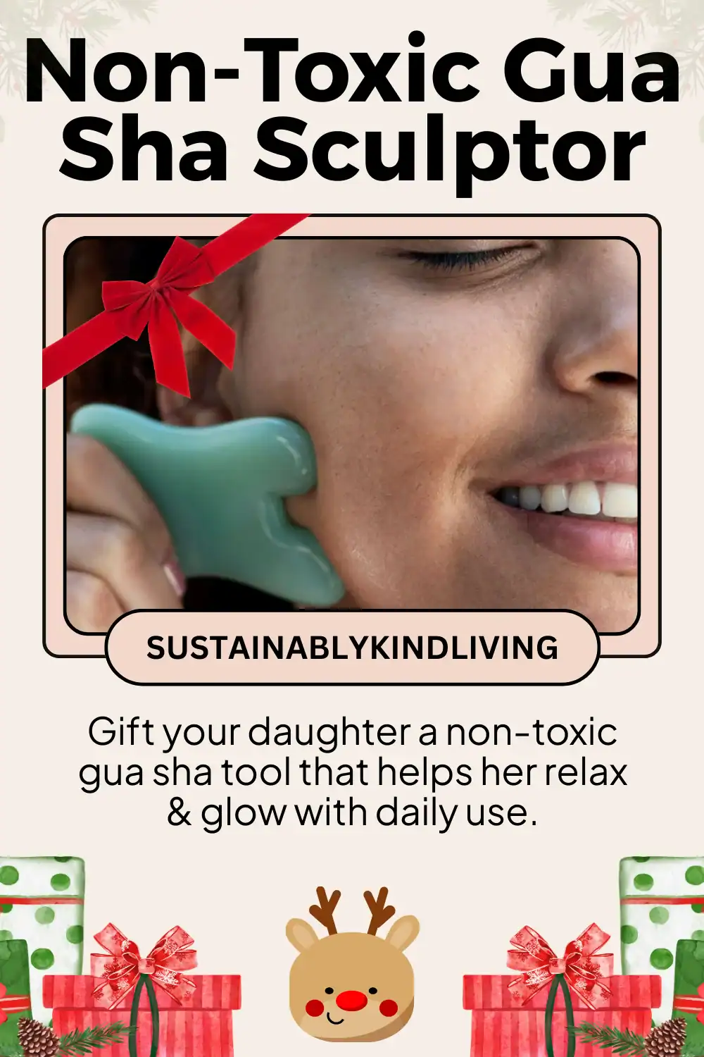 OSEA Malibu non-toxic gua sha sculptor crafted from natural stones, perfect mindful skincare tool for teens.