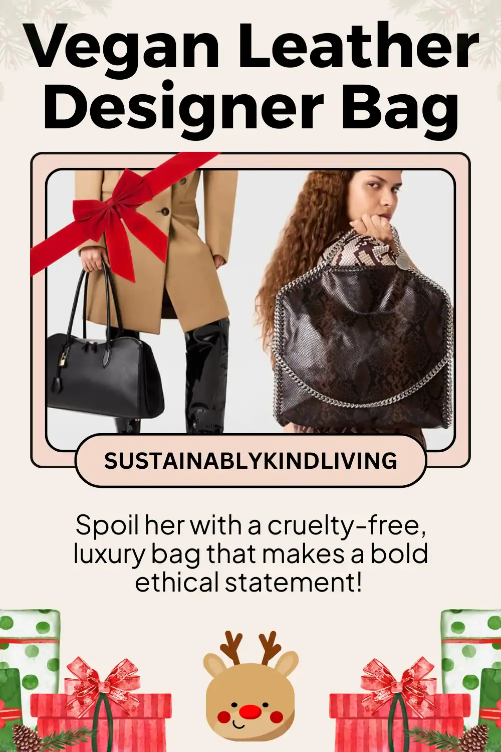 Stella McCartney vegan handbag designed with cruelty-free, sustainable materials, a luxe eco-friendly fashion statement.