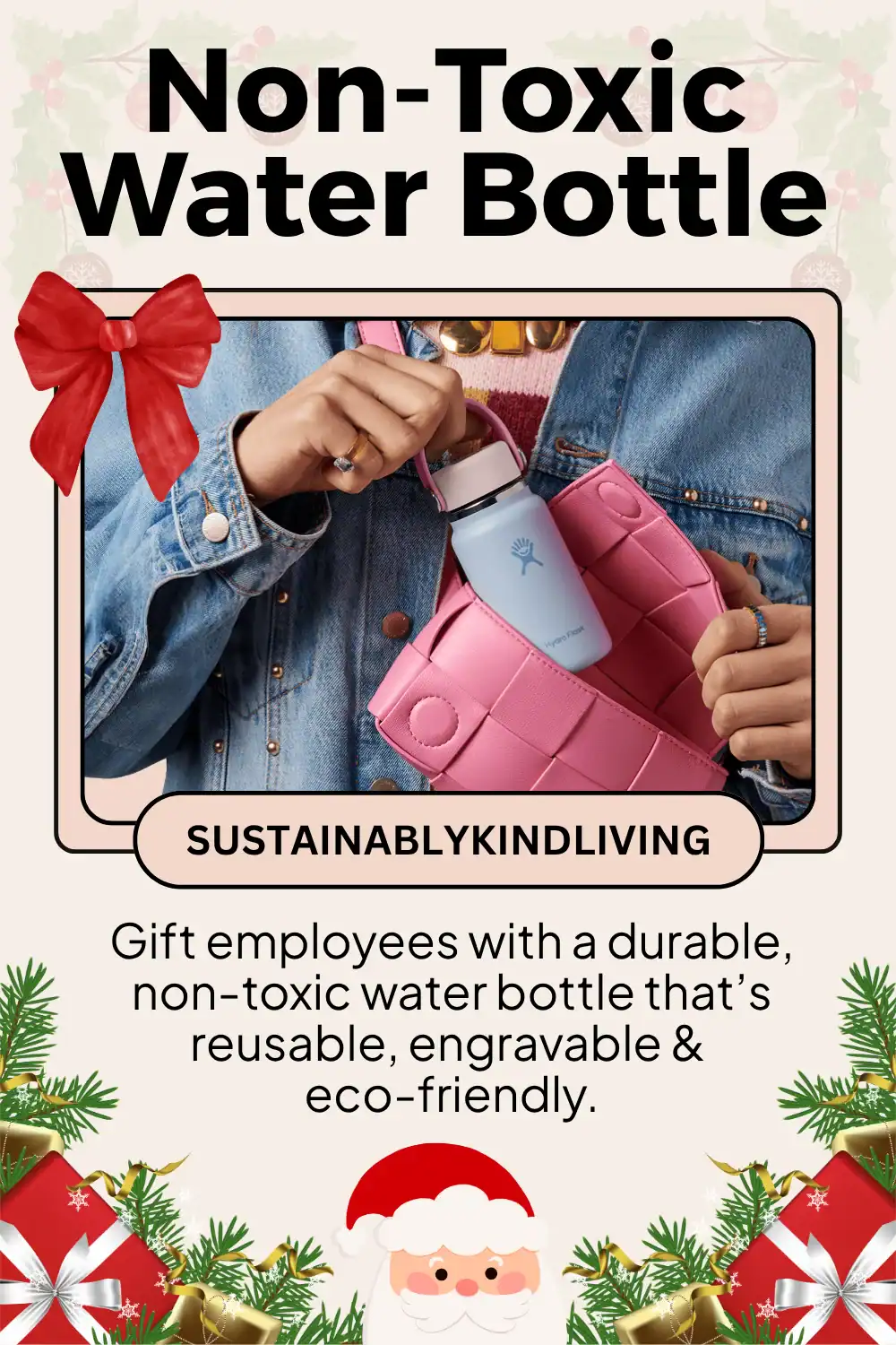 Hydro Flask non-toxic reusable water bottles, engravable and eco-friendly, are perfect for personalized corporate gifts.