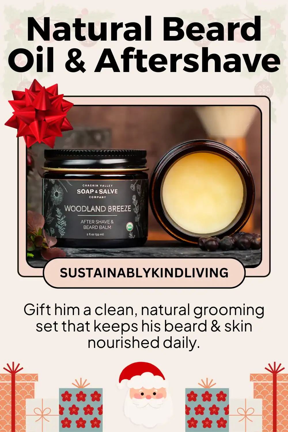 Chagrin Valley natural beard oil and aftershave balm made with clean ingredients, non-toxic and nourishing for men’s grooming.