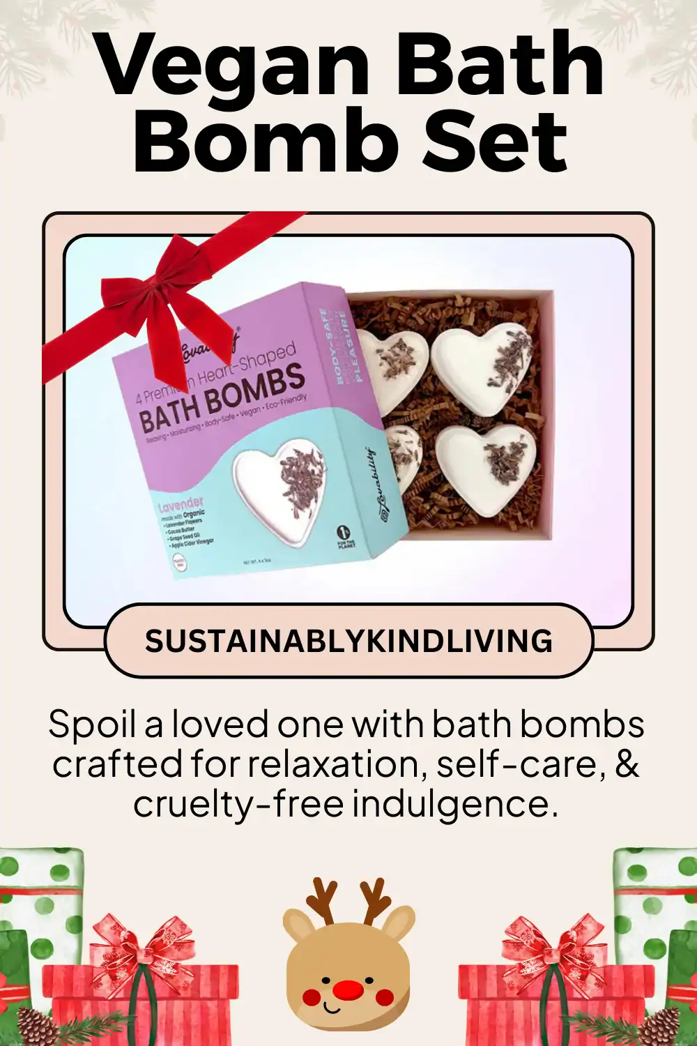 Lovability vegan bath bombs made with natural ingredients, cruelty-free for relaxing, eco-friendly baths.