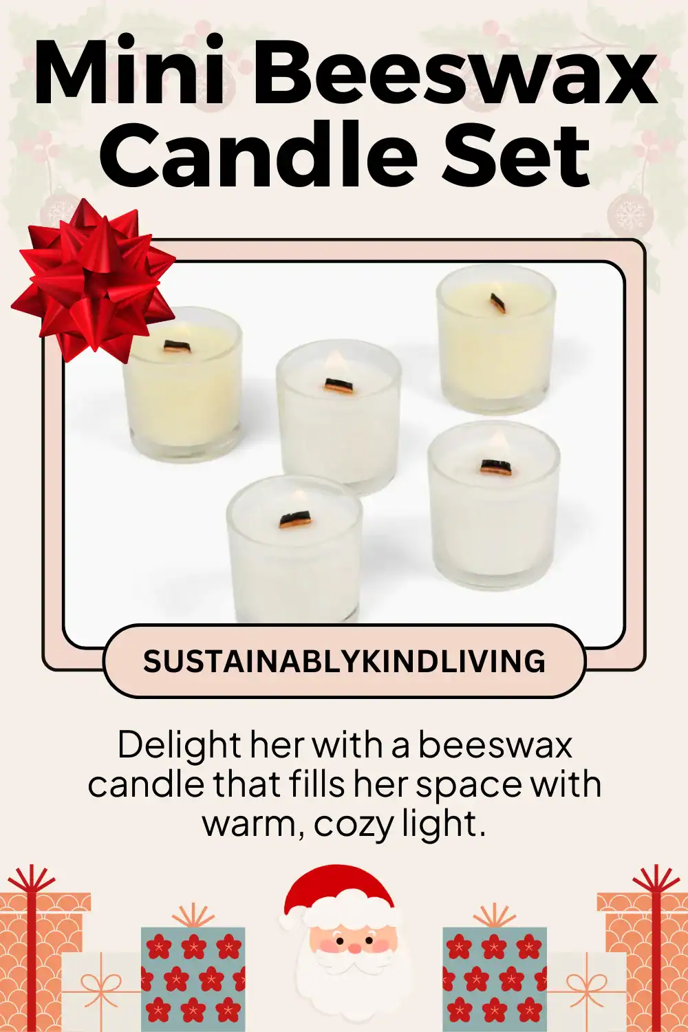 Fontant Candle Co beeswax candle crafted from pure wax and natural wicks, eco-friendly and safe, ideal for cozy home gifts.