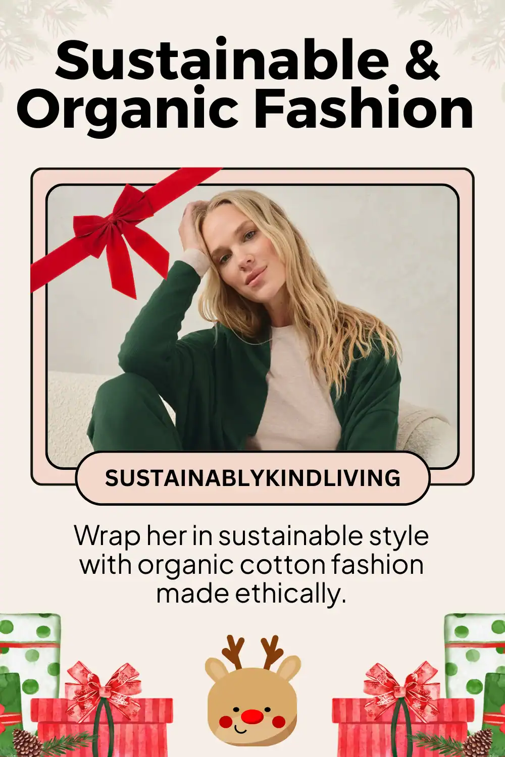 Pact organic cotton fashion, fair trade and sustainable, an ethical clothing gift for her eco-conscious lifestyle.