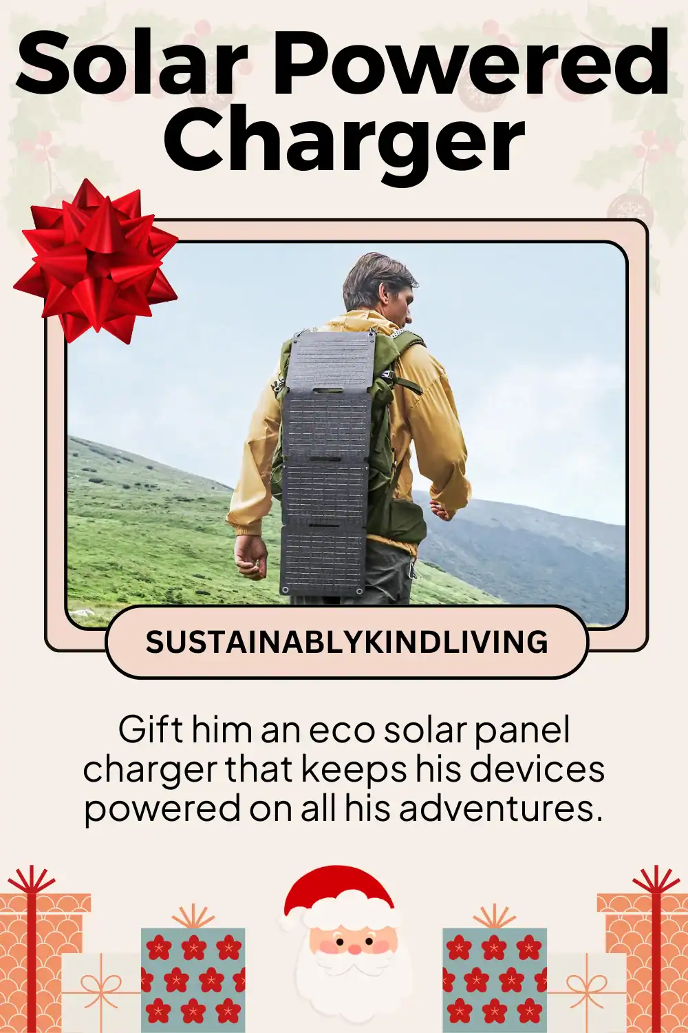Anker Technologies solar-powered portable charger made with sustainable design, eco-friendly and perfect for zero-waste travel.