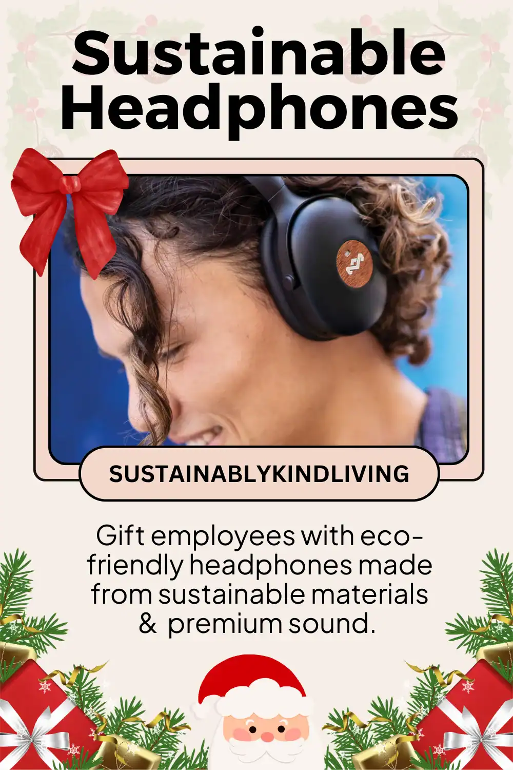 House Of Marley headphones made with sustainable materials and premium sound, an eco-friendly corporate tech gift.