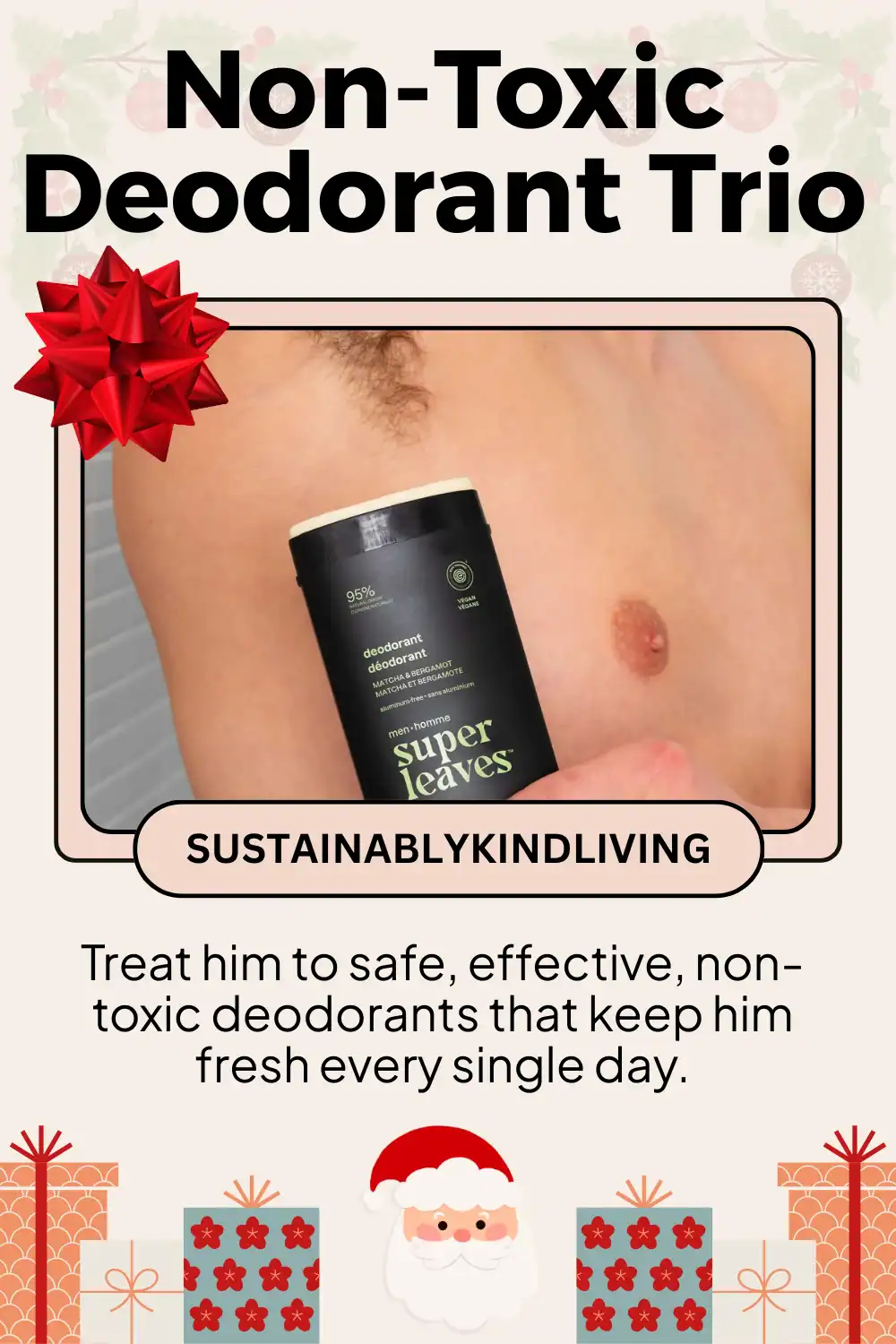 Attitude Living non-toxic deodorant set crafted with natural ingredients, safe, vegan and effective for everyday sustainable care.