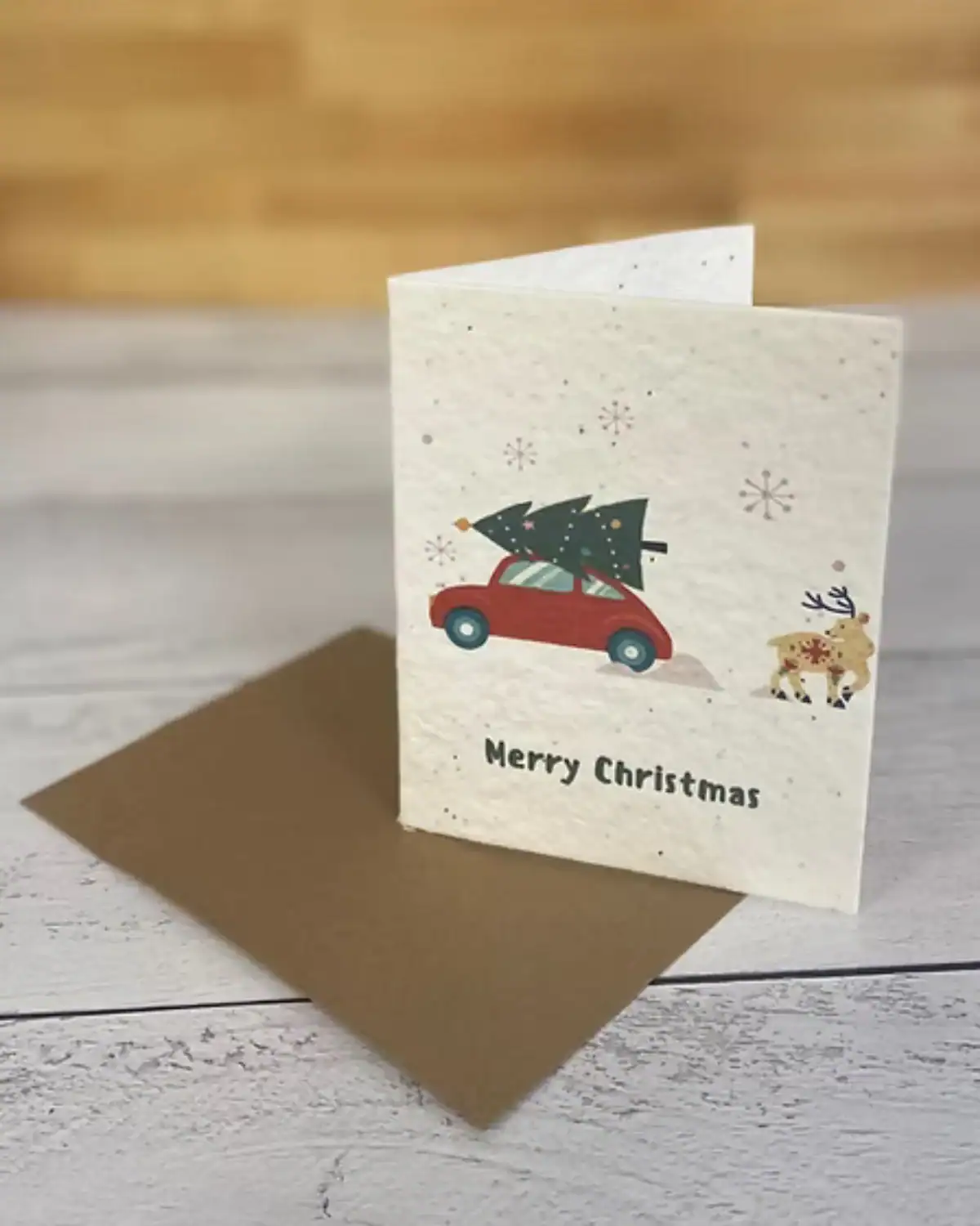 The Releafery plantable eco friendly Christmas cards handmade USA.