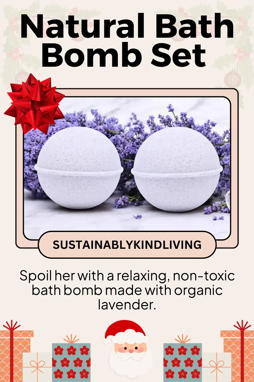 The Yellow Bird lavender bath bomb made with organic oils and no toxins, perfect clean beauty bath gift for her.