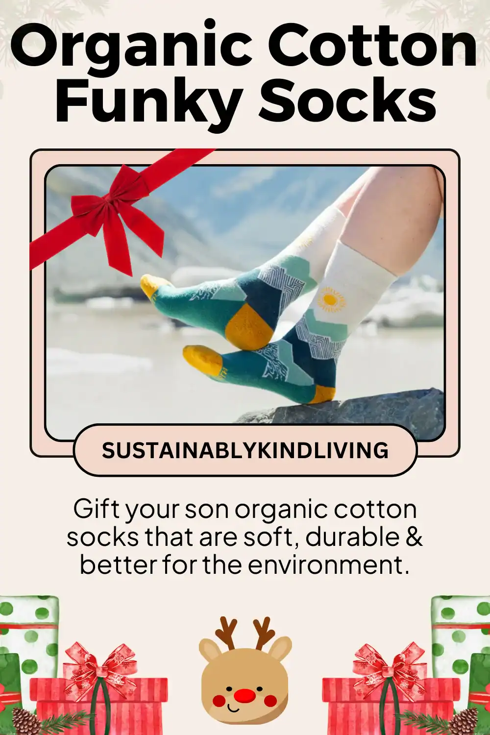 Happy Earth organic cotton socks that support reforestation, perfect eco-friendly fashion basics for teens.