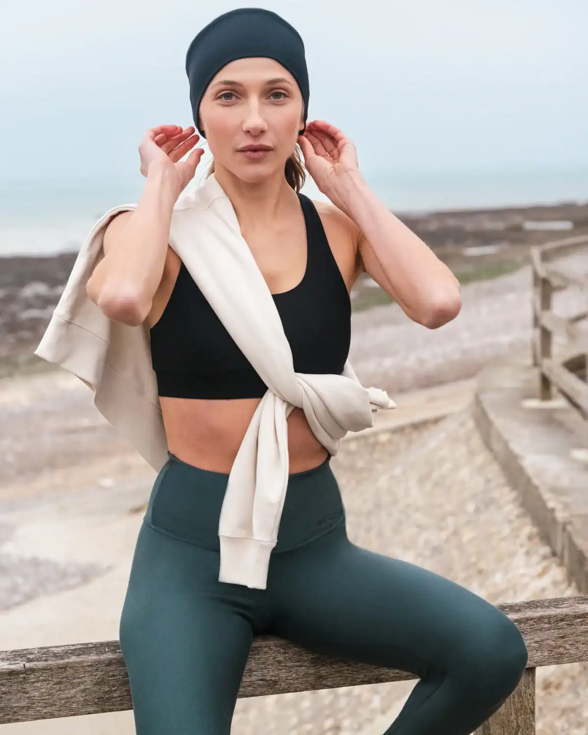 Tripulse sustainable activewear made with TENCEL and organic cotton, PFAS-free fitness gift for active eco-conscious moms.