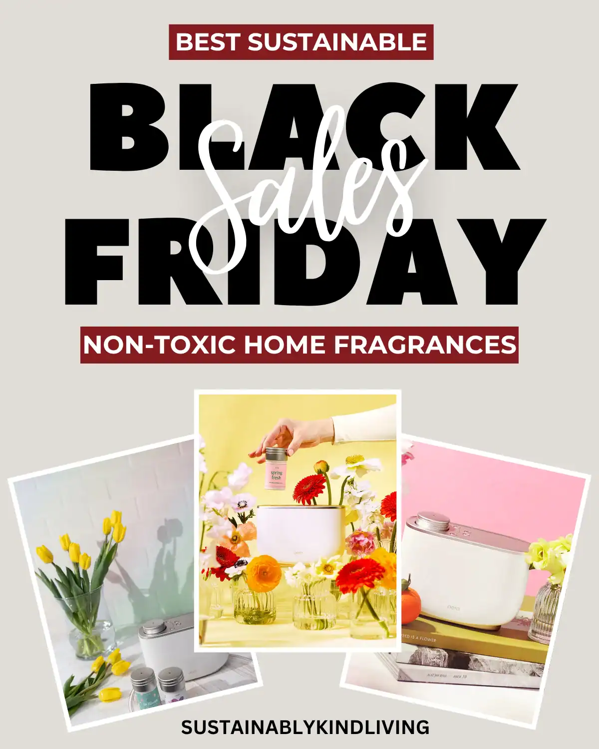 Aera non-toxic home fragrances made with essential oils and smart scent control, ideal for toxin-free Black Friday home ambiance deals.