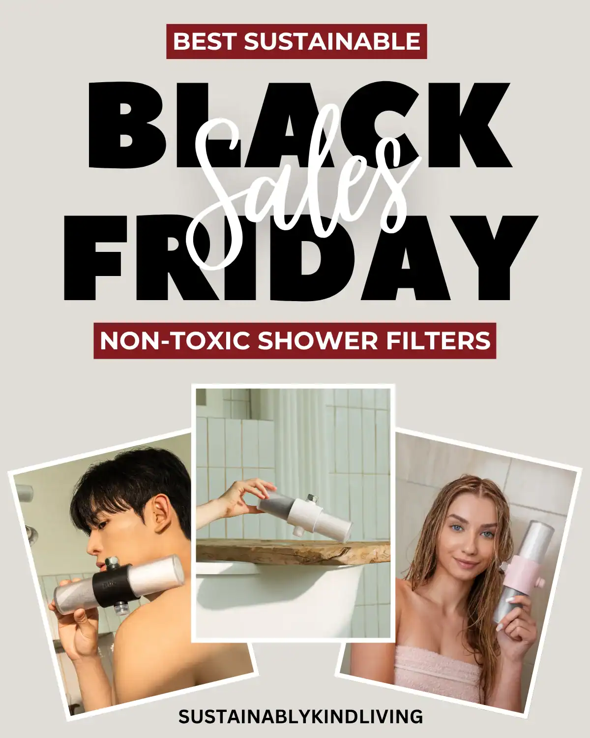 Weddell Water non-toxic shower filters that remove chlorine and heavy metals while keeping water pressure strong, perfect for healthier Black Friday home deals.