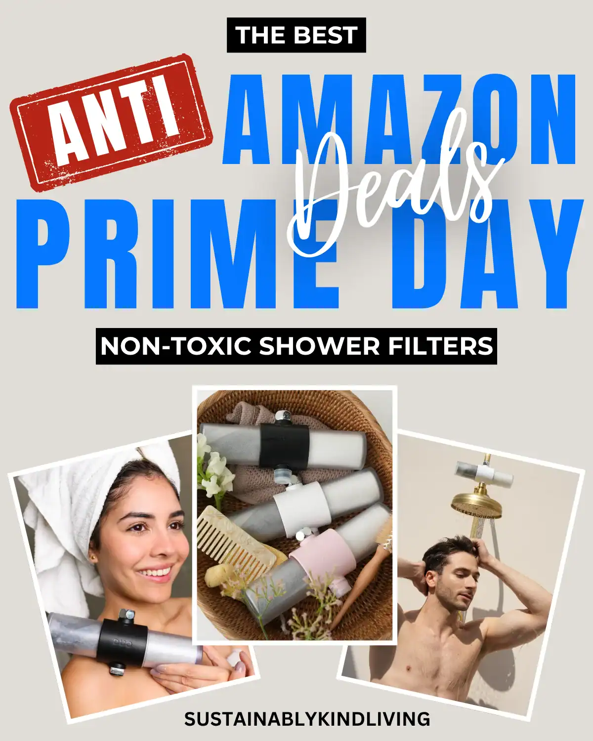 Weddell Water shower filter designed to remove chlorine, PFAS, and heavy metals, promoting healthier skin and hair, perfect Prime Day non-toxic bathroom upgrade.