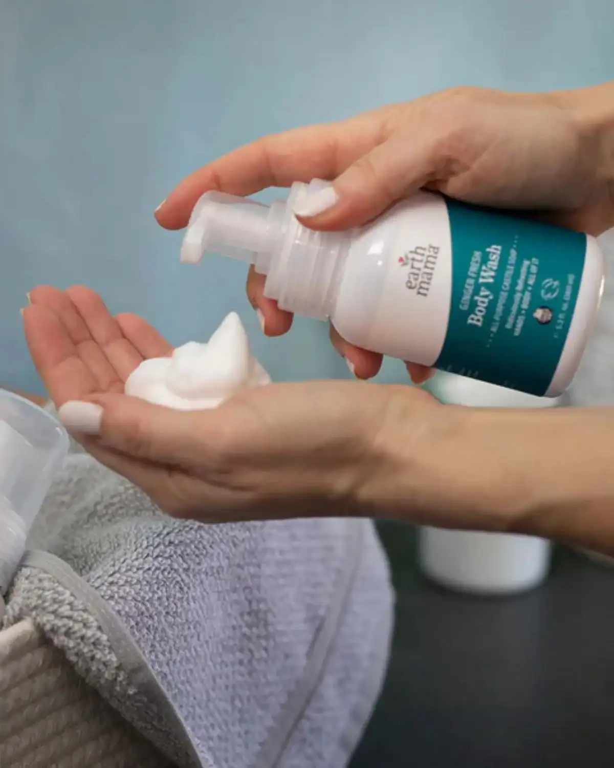 Earth Mama Organics castile body wash made with organic oils, non-toxic and multipurpose eco-friendly gift for Mom.