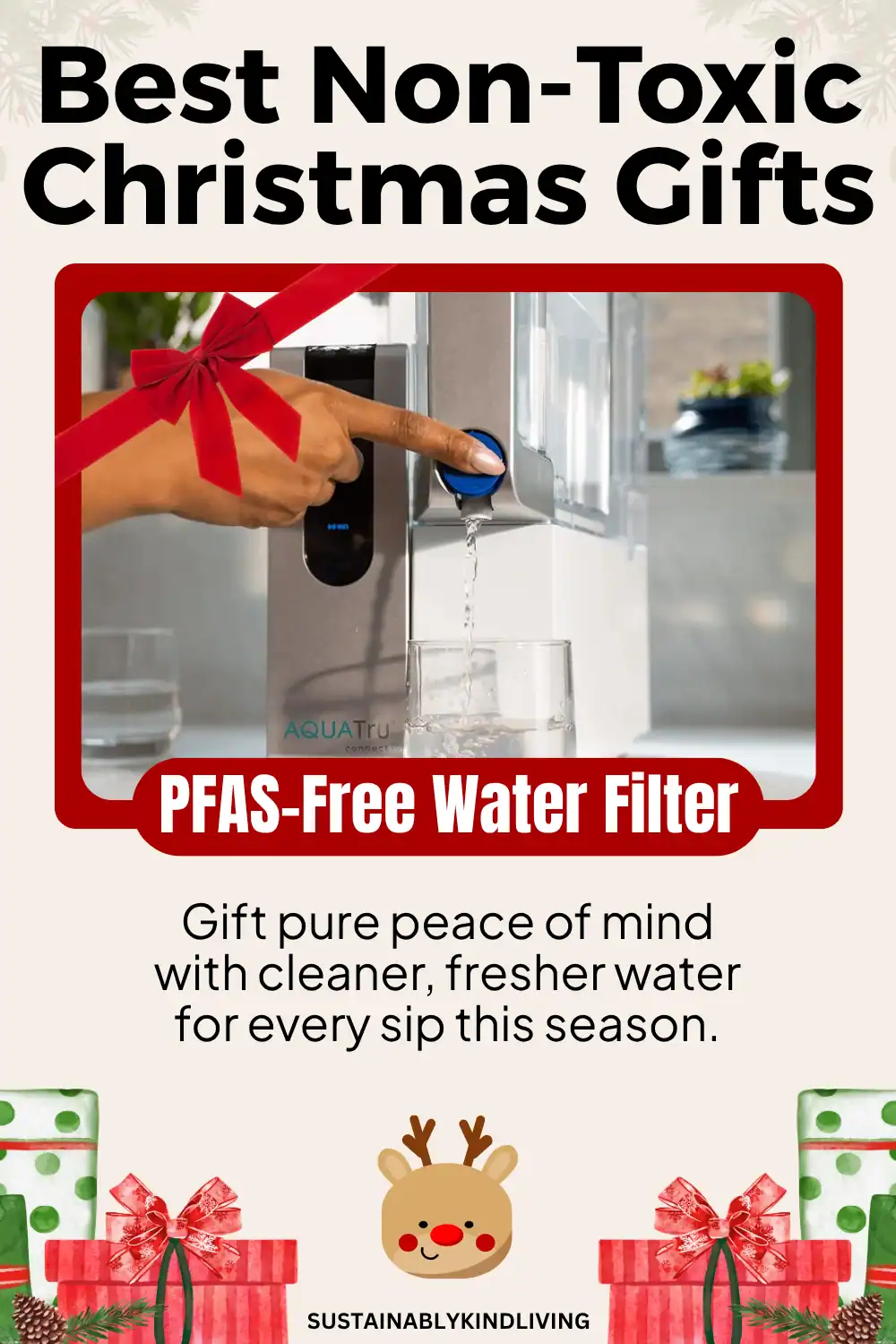 AquaTru countertop filter – removes PFAS and toxins from drinking water.