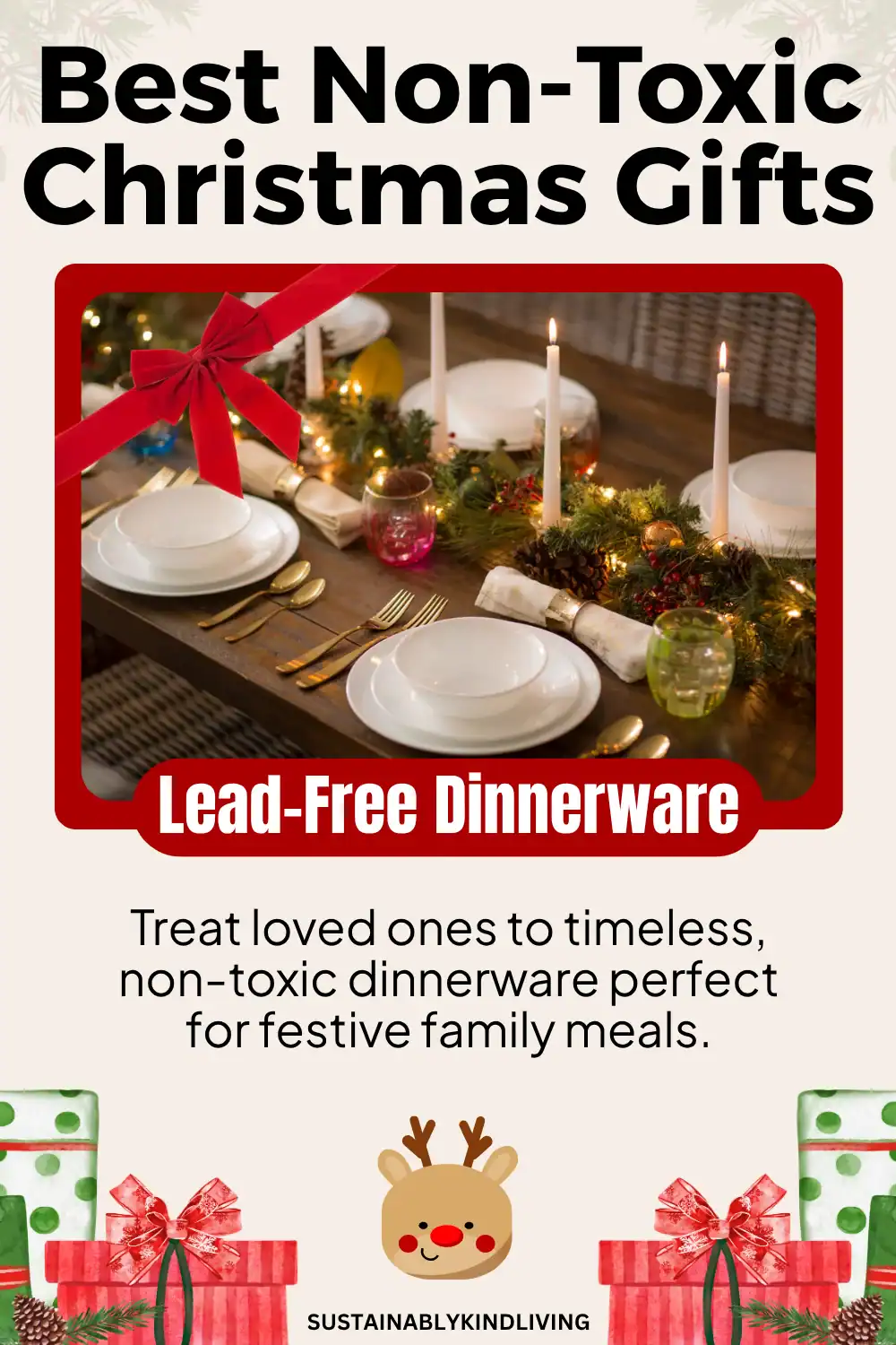 Corelle lead-free dinnerware set – safe and stylish Christmas gift.