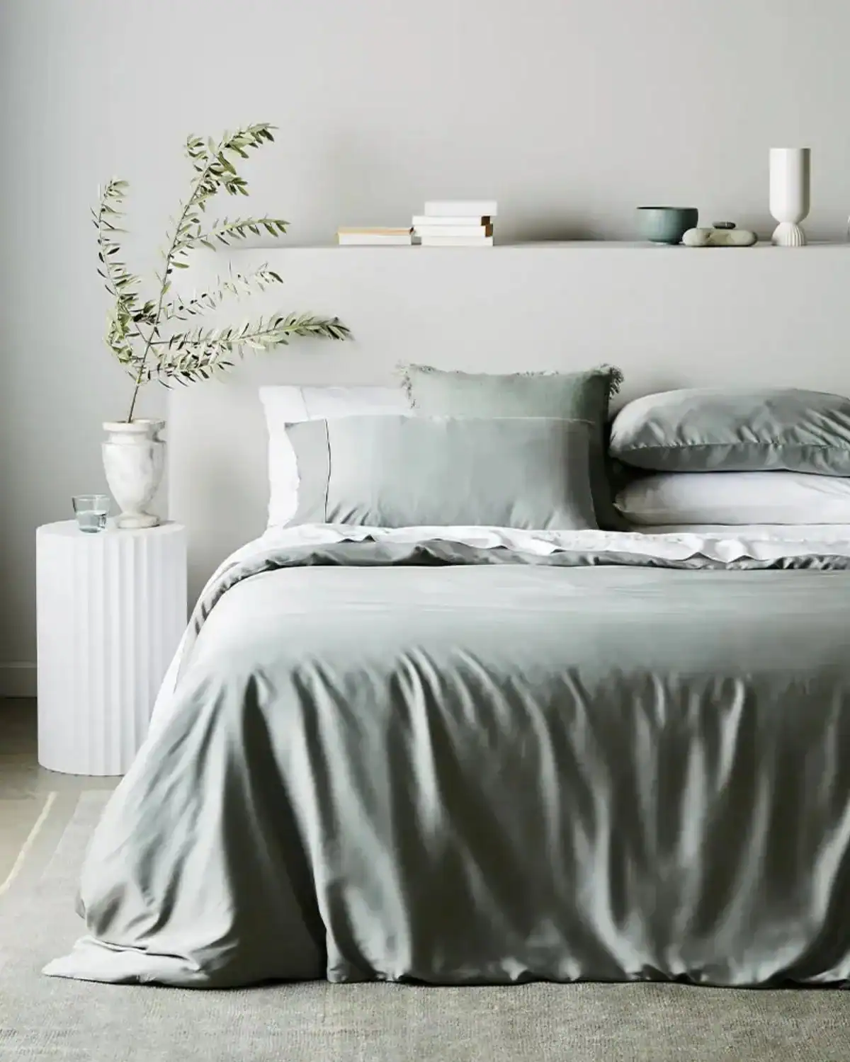 Ettitude CleanBamboo lyocell sheet set made from FSC-certified bamboo in a smooth, breathable finish.