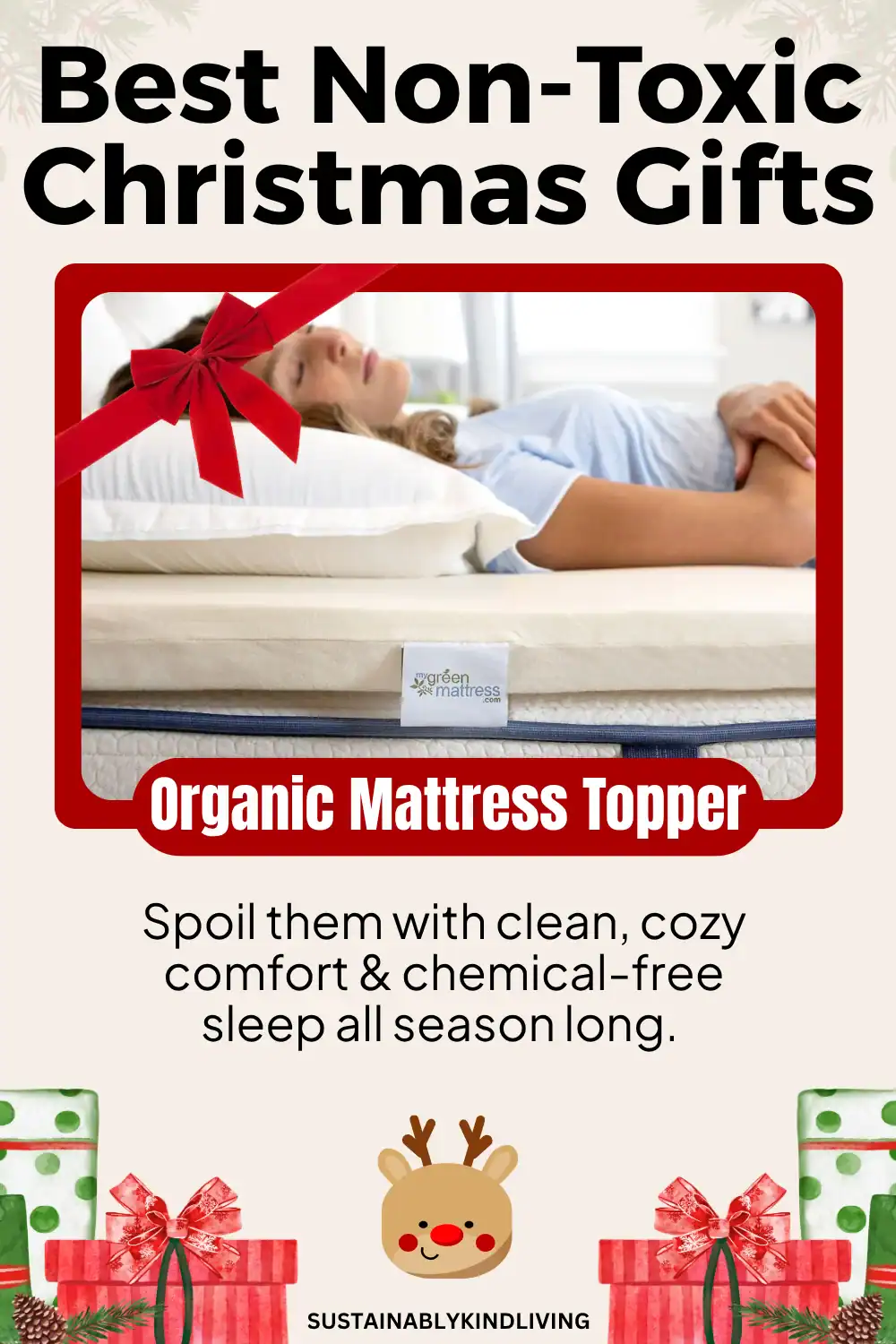 My Green Mattress latex topper – certified non-toxic sleep upgrade.