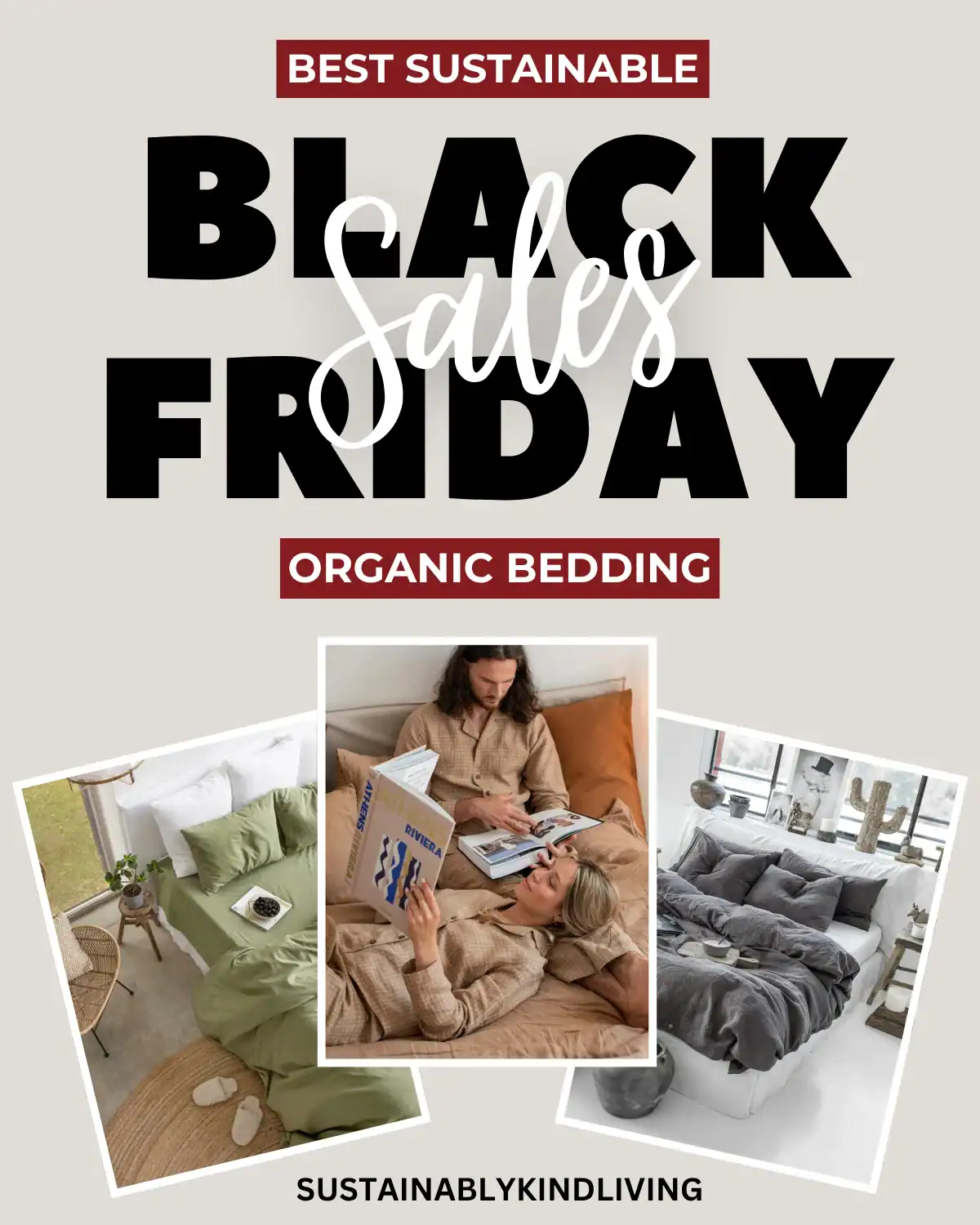 Magic Linen breathable bedding and handcrafted home textiles offered in Black Friday home decor sales.