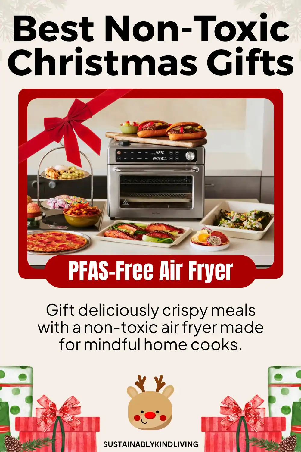 Non-toxic air fryer from Our Place – Wonder Oven on kitchen counter.