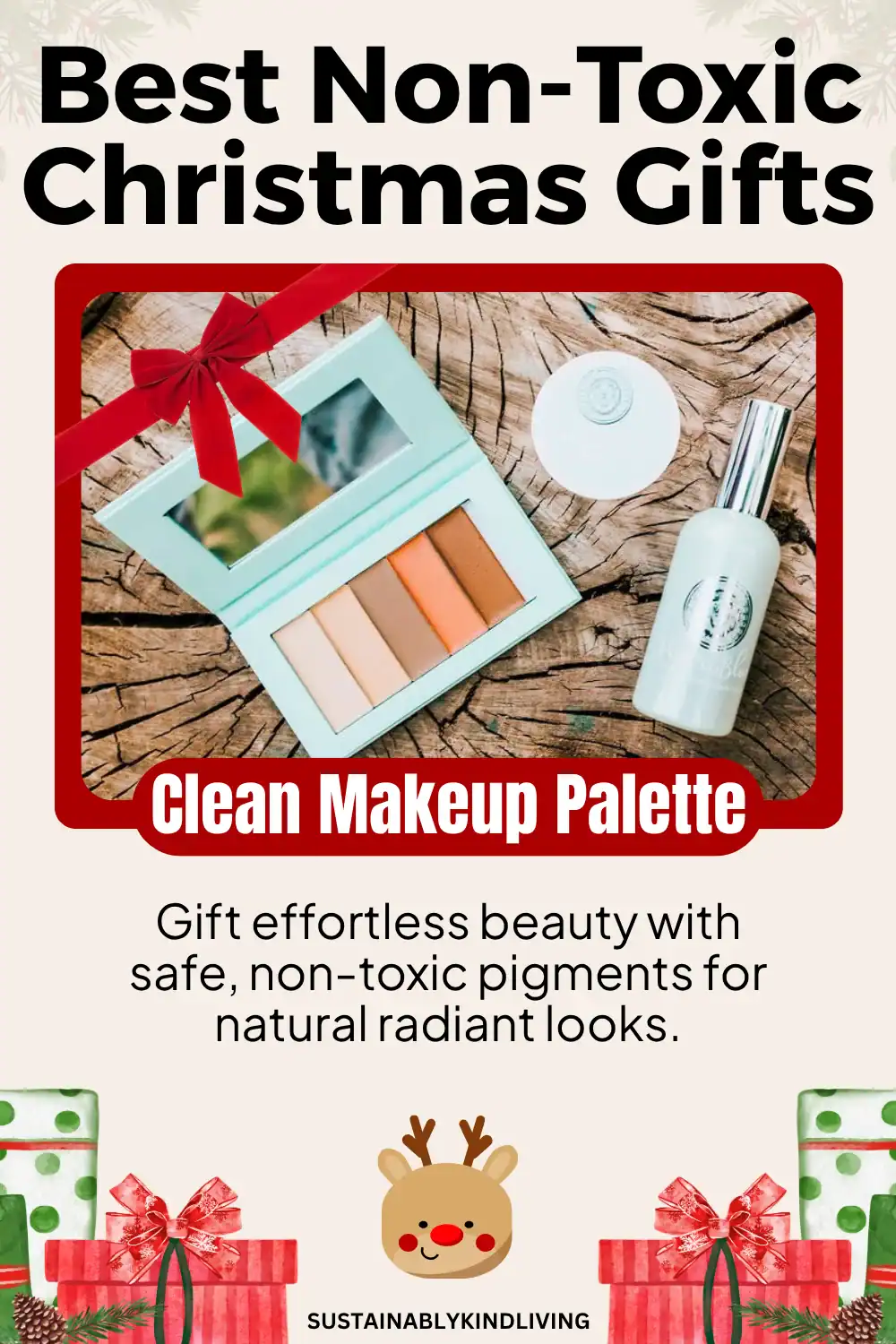 Piper Blue natural makeup palette – non-toxic Christmas gift for beauty lovers.