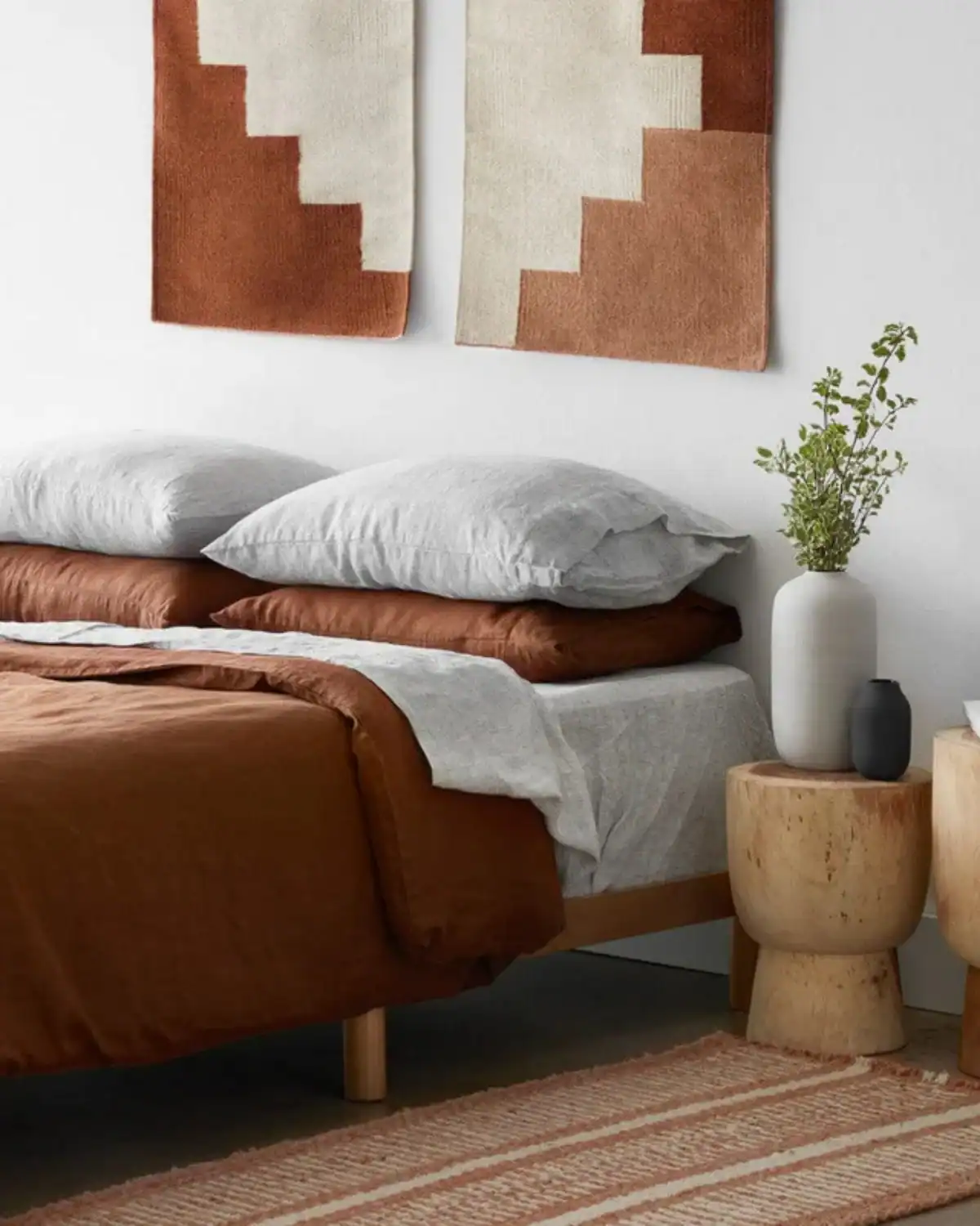 The Citizenry French flax linen bedding crafted in a family-run mill in Portugal and certified by OEKO-TEX.