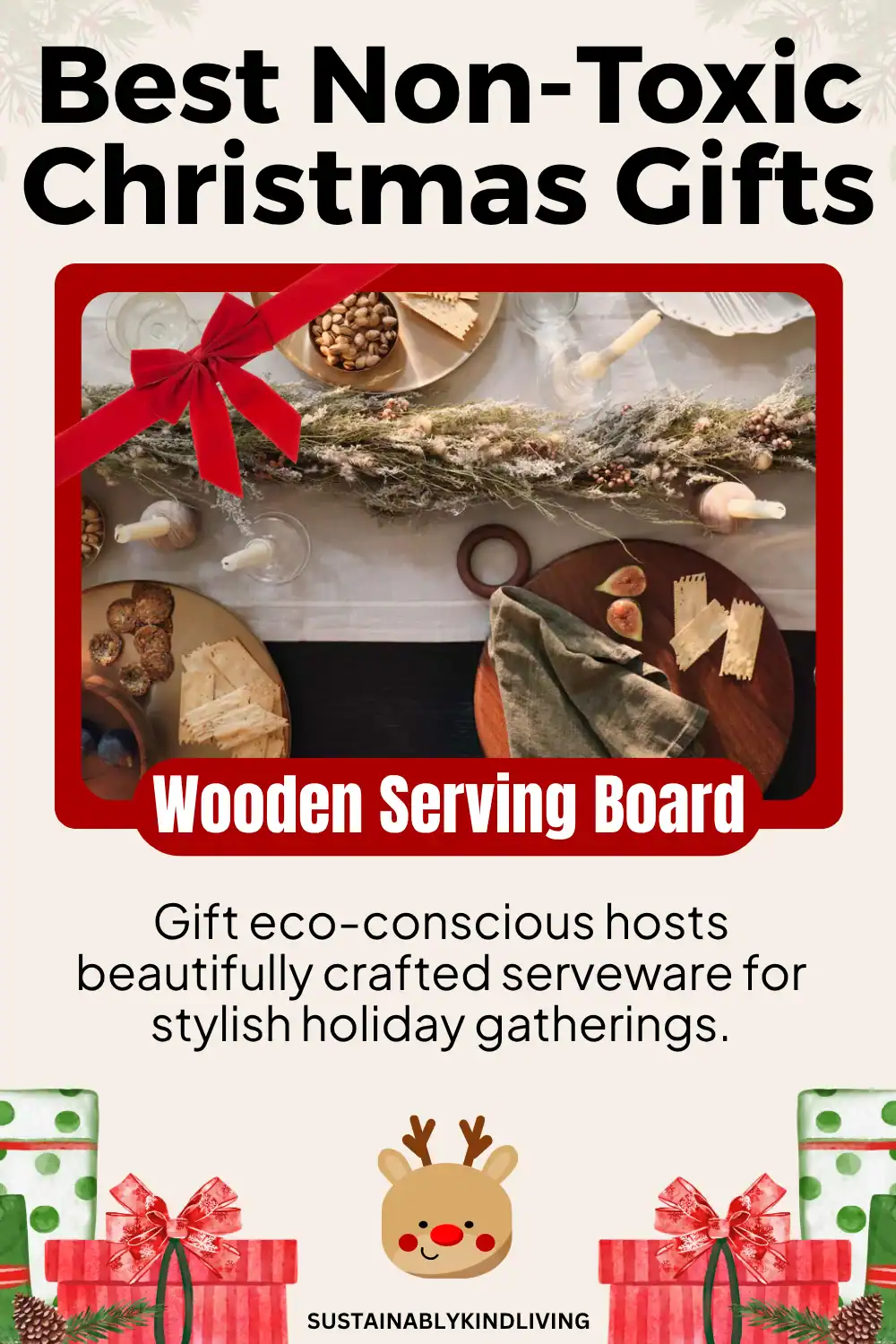 FSC-certified natural wood serveware by The Citizenry – safe gift idea.