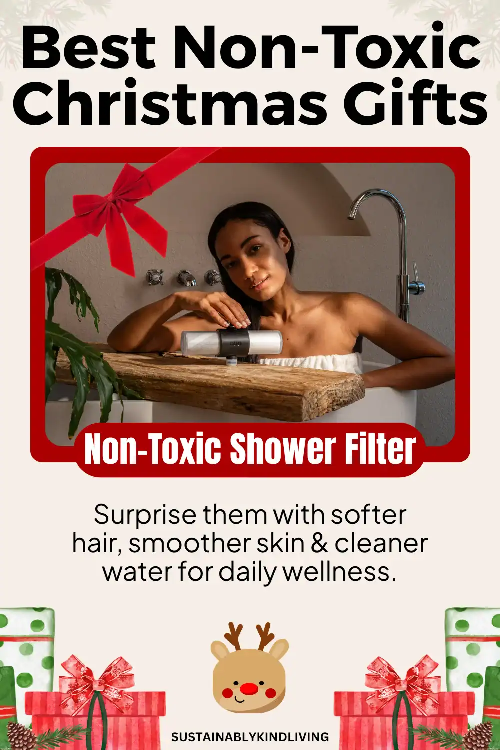 Weddell shower water filter – healthy, toxin-free holiday gift idea.