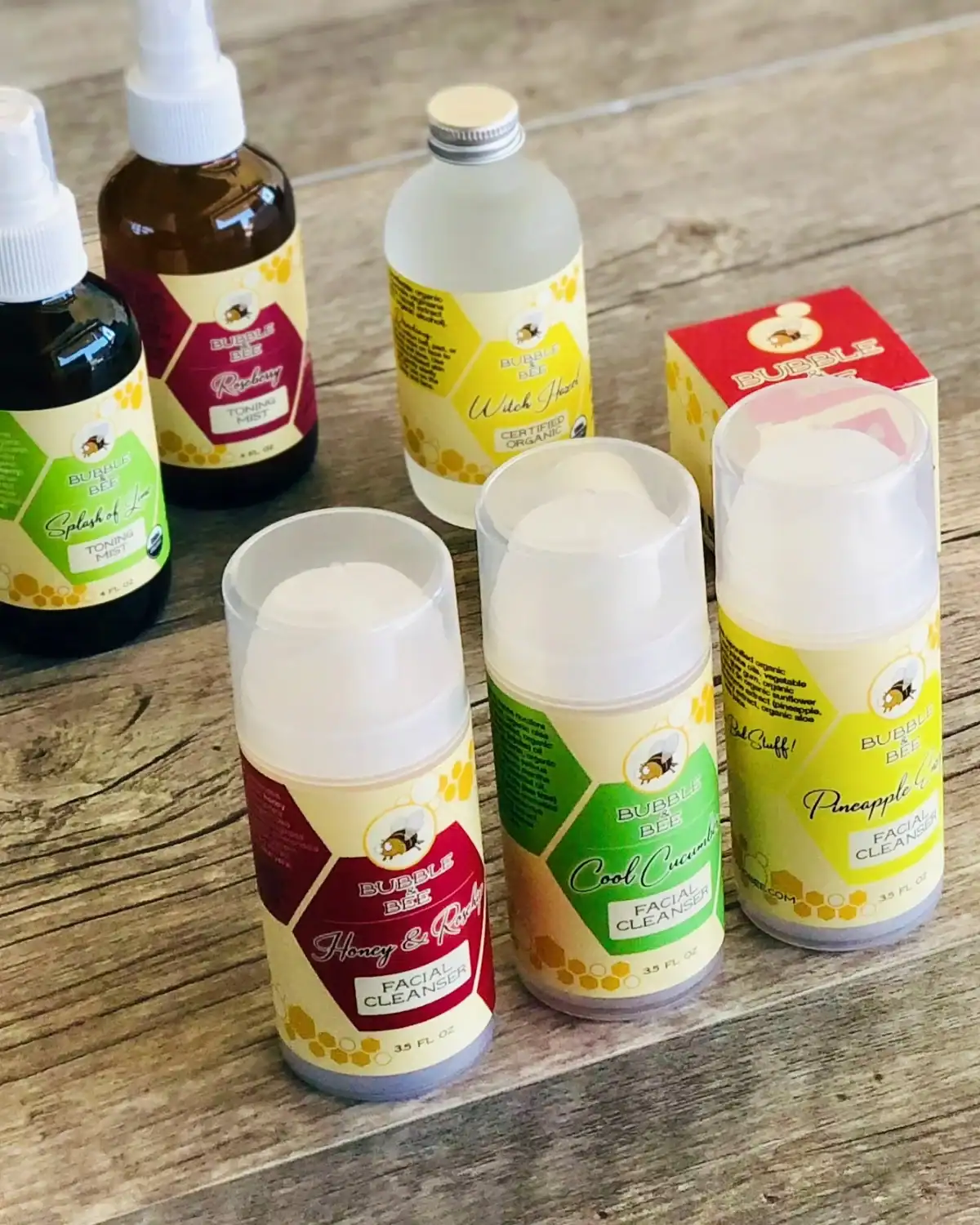 USDA certified skincare from Bubble Bee.