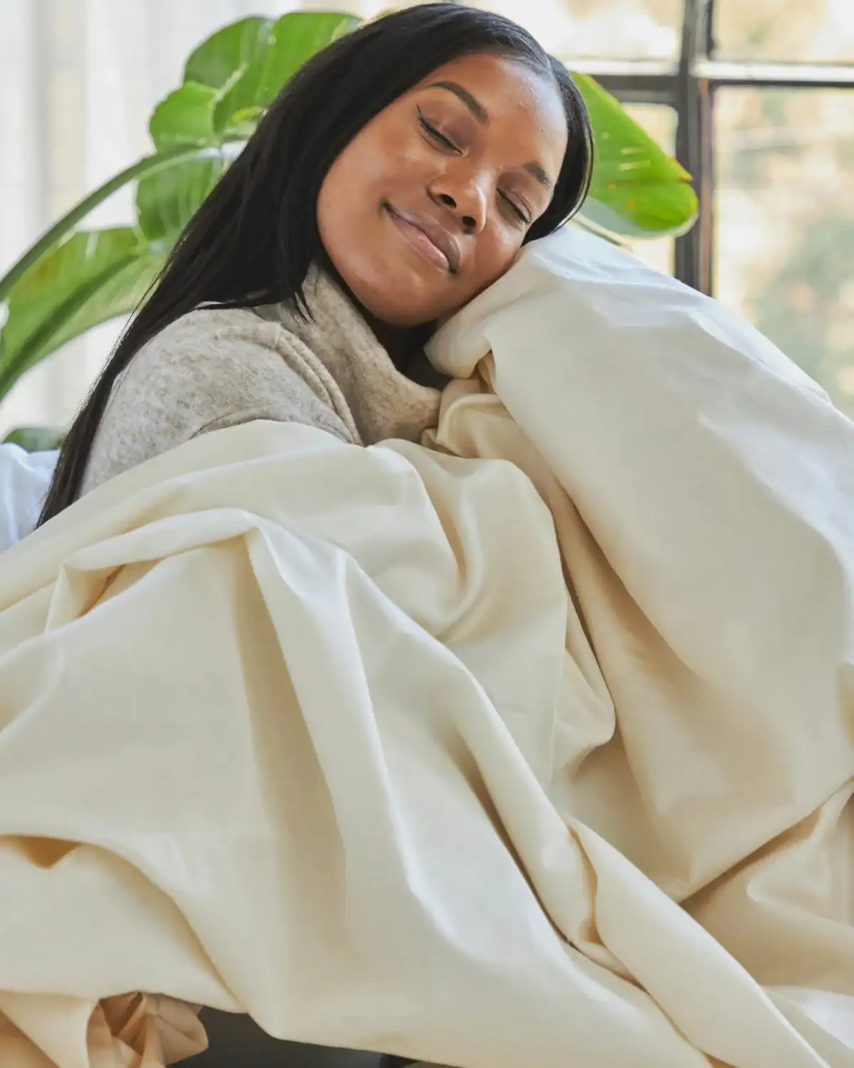 Avocado organic cotton sheets with GOTS and MADE SAFE certifications.