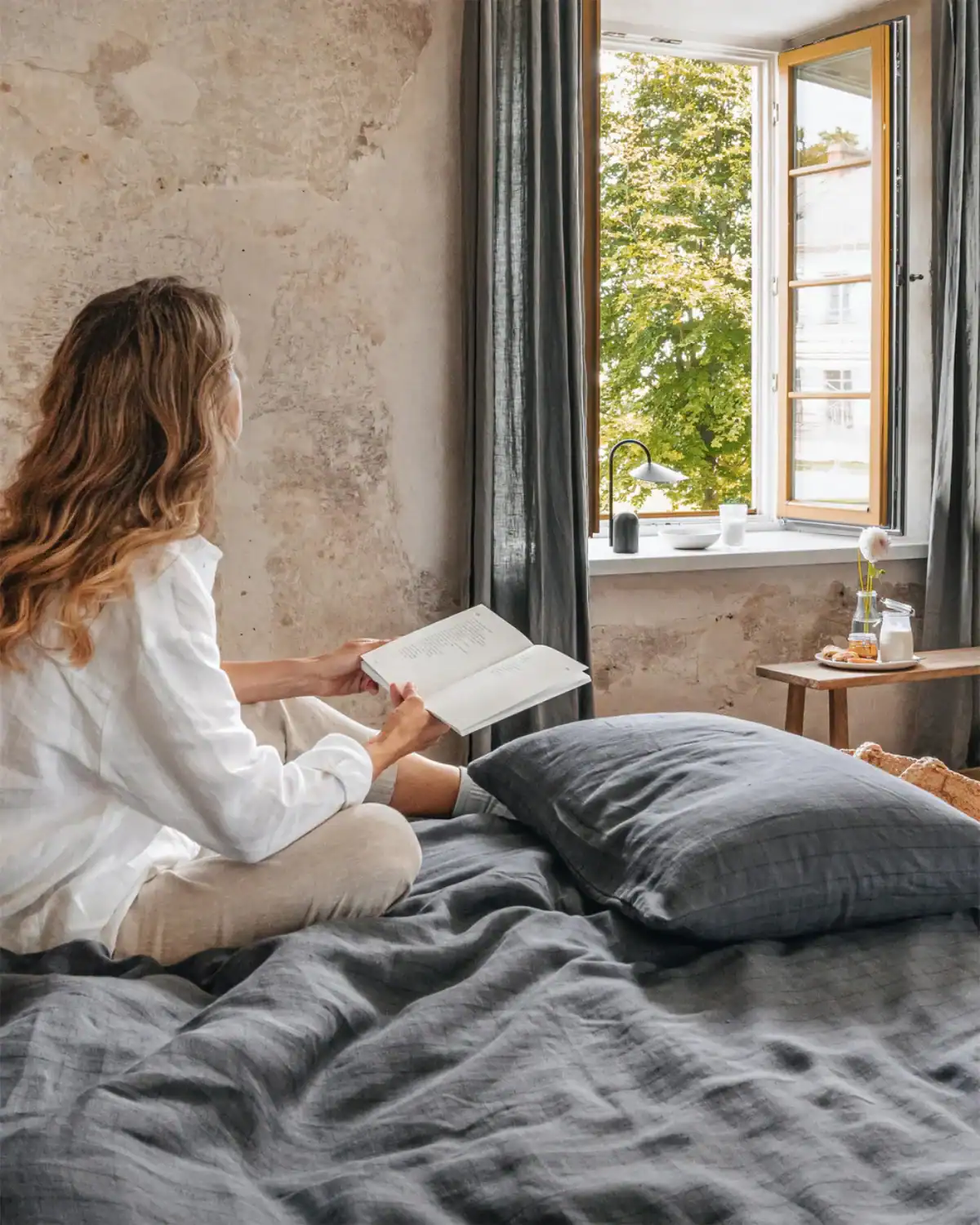 Magic Linen OEKO-TEX certified European flax linen sheets for breathable bedding.