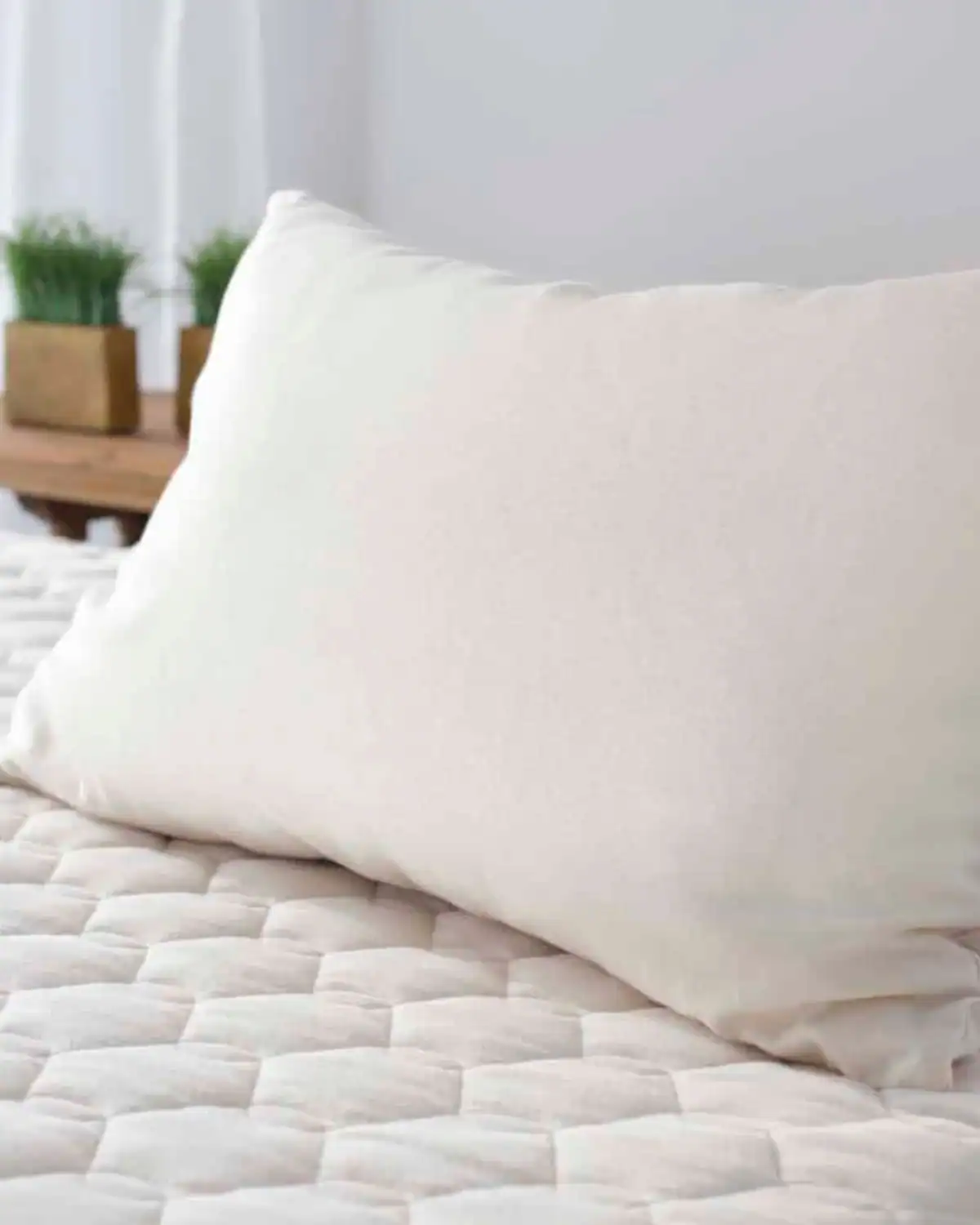 Savvy Rest customizable organic latex pillow with certified organic materials.
