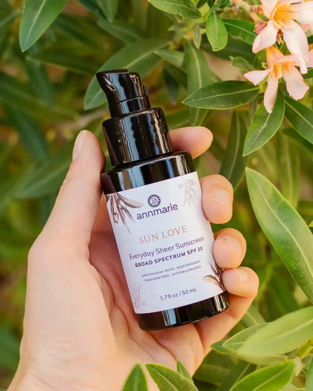 Annmarie Skin Care mineral sunscreen, botanical non-toxic daily face sunscreen.