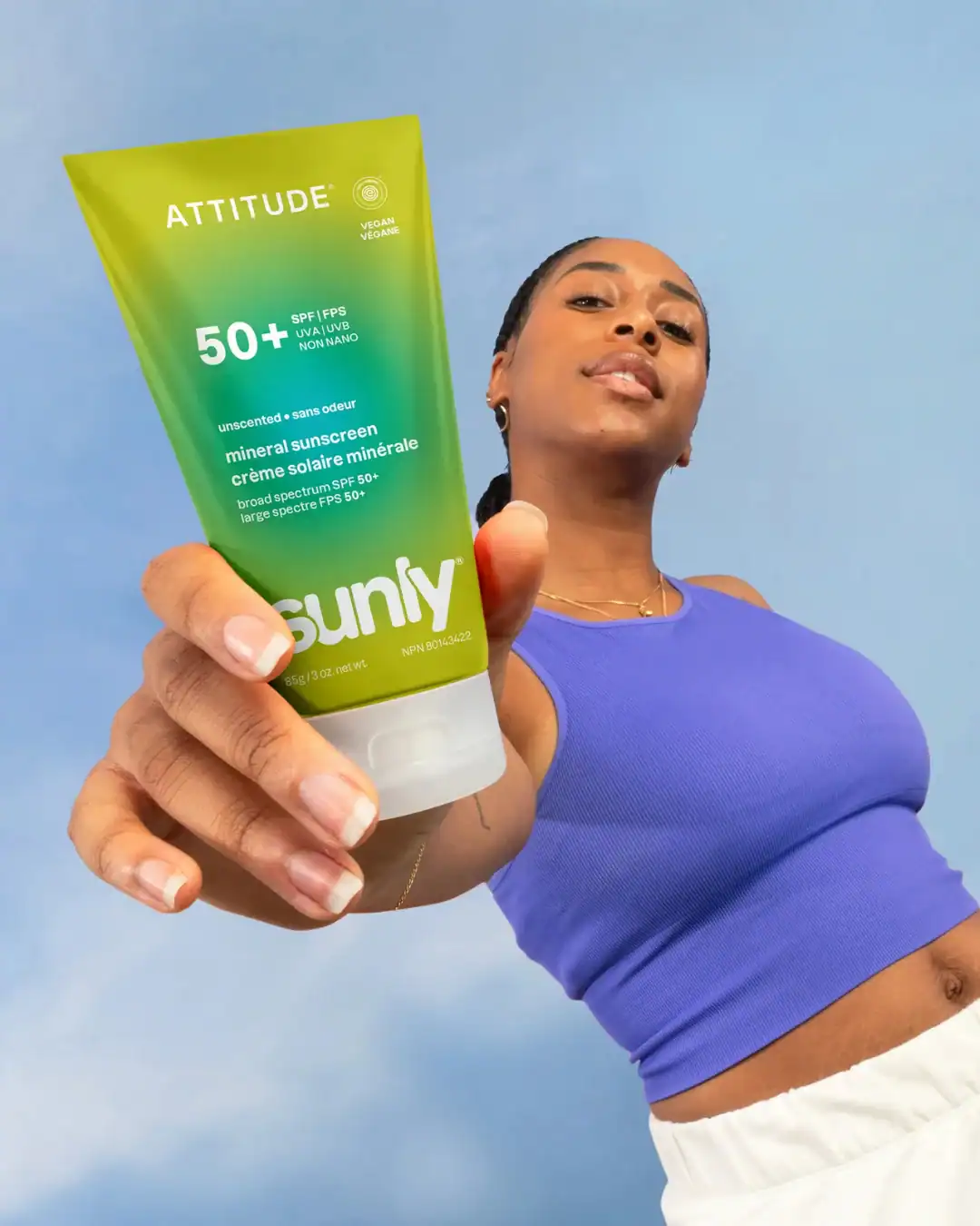 Attitude Living mineral sunscreen plastic free eco-friendly, non-toxic sunscreen, zinc oxide.