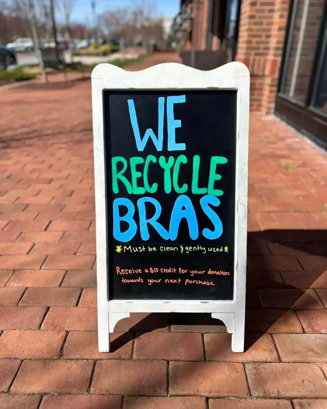 The Bra Recyclers program for donating and recycling bras.