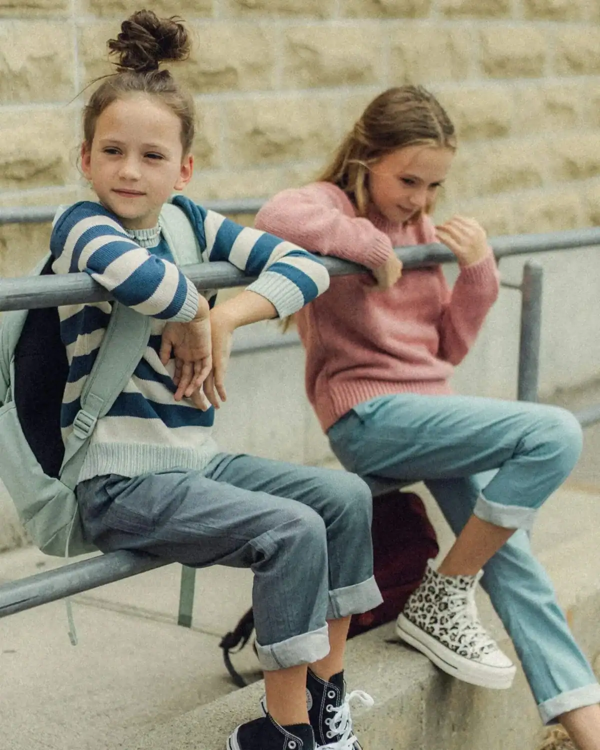 Child wearing Firebird Kids organic cotton clothing made in small batches.