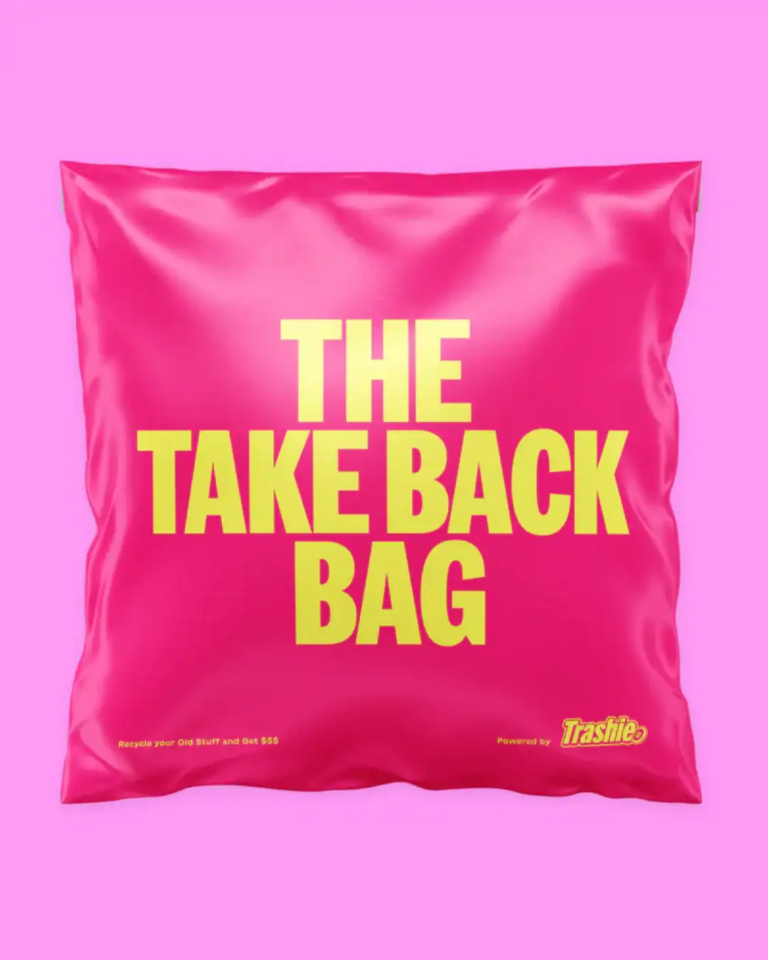 For Days take back bag for recycling old clothes and fabric.