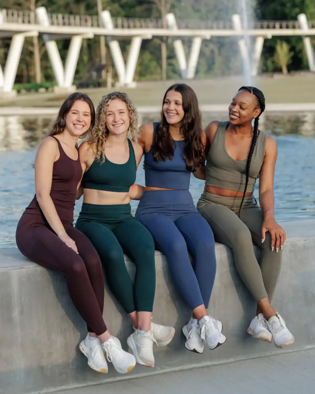 Happy Earth organic cotton activewear leggings and athleisure made with sustainable materials.