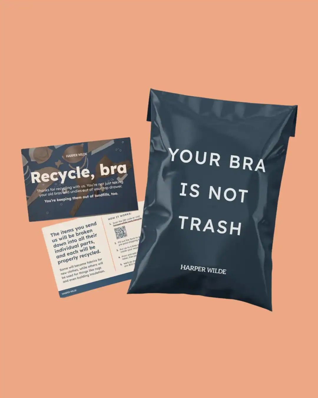 Harper Wilde bra and underwear recycling program.