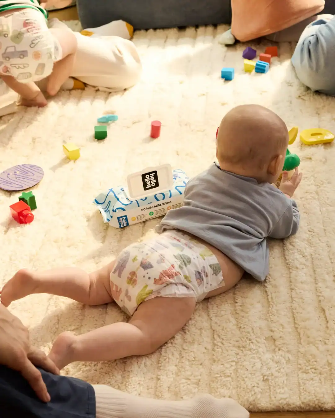 Hello Bello fragrance-free disposable diapers are designed as an affordable, non-toxic option.