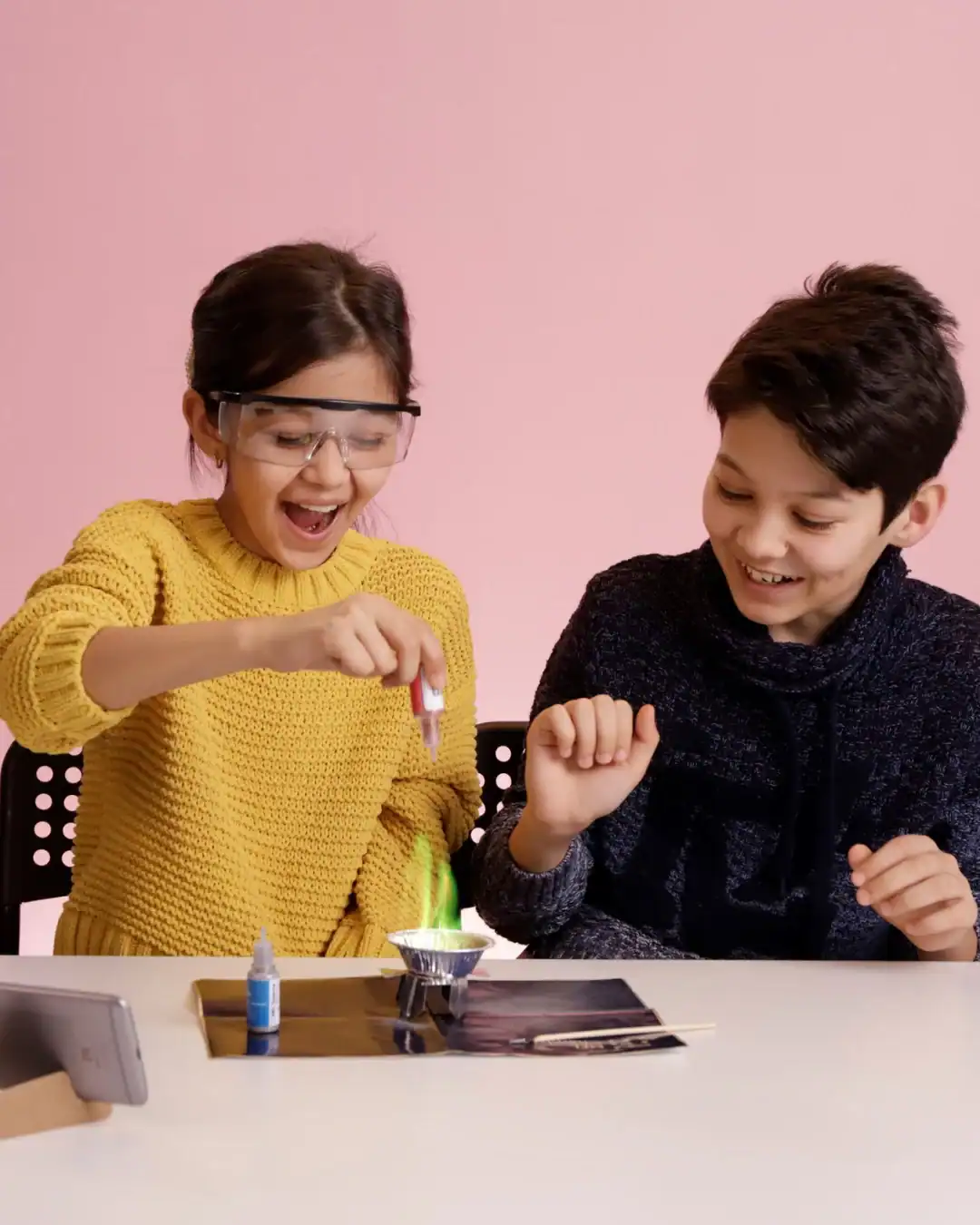 STEM science kit for kids with safe hands-on experiments.