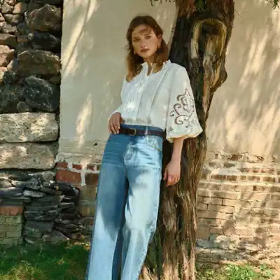 Petite Studio petite denim jeans that fit shorter women properly without bunching or excess length.
