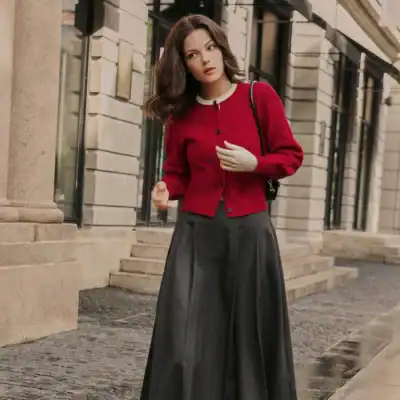 Petite Studio knitwear designed for petite women with shorter proportions and better sleeve and torso fit.